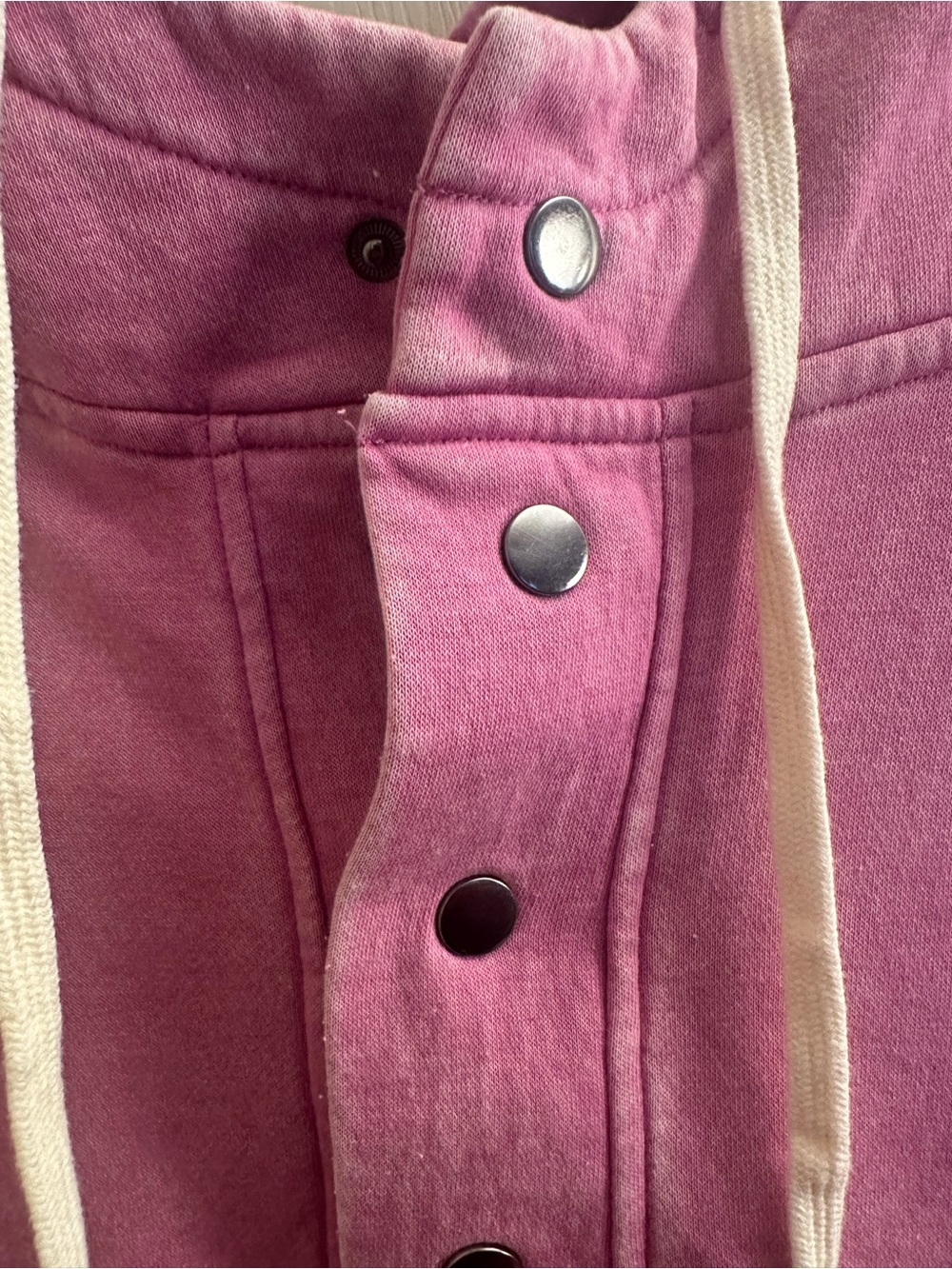 Zenana Mineral Washed Hooded Pullover Oversized Sweatshirt - S 💗💜 - Picture 5 of 10